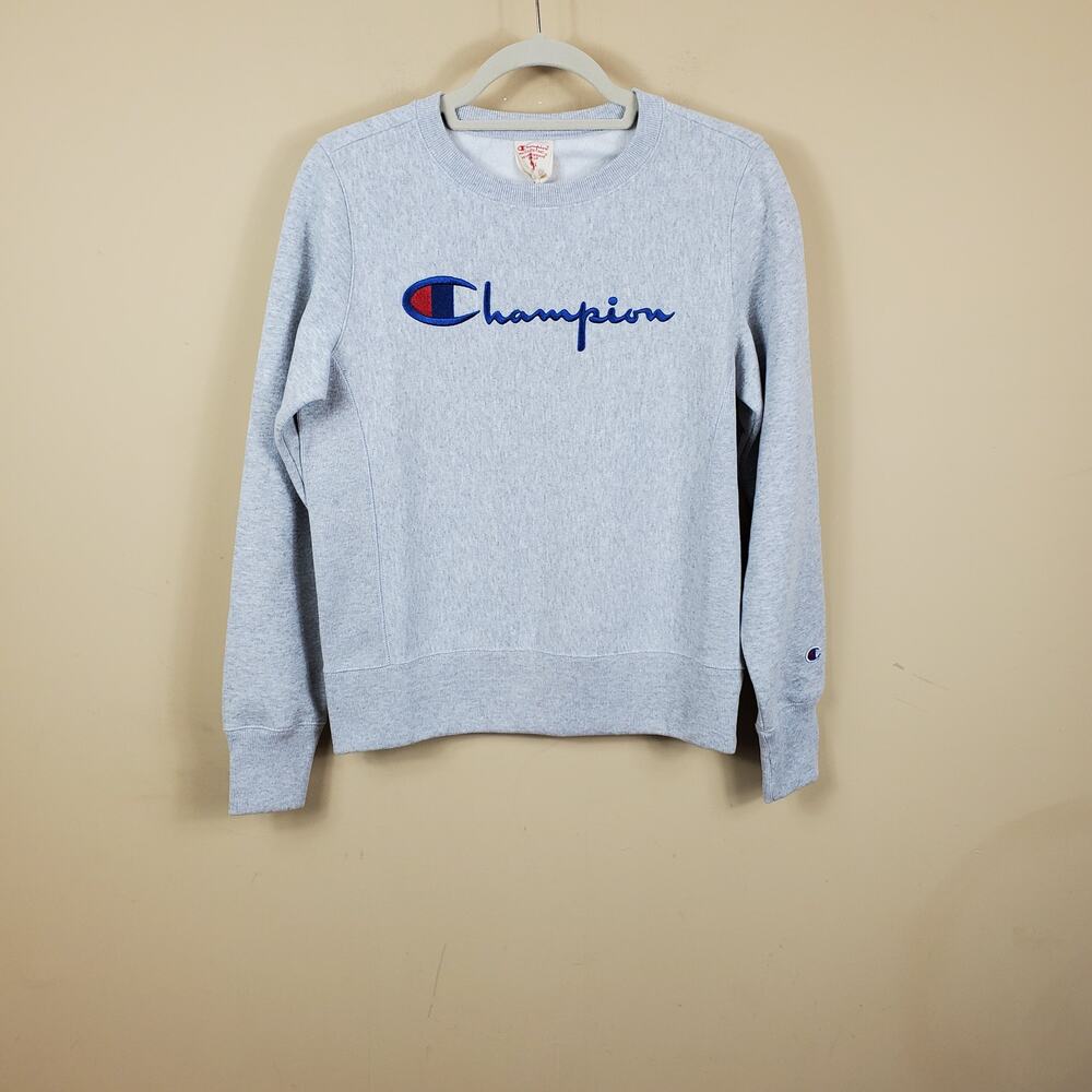 Champion Reverse Weave Warm Up Crewneck Sweatshirt Men's Size S